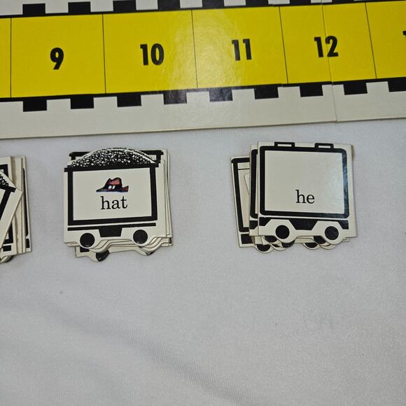 Houghton Mifflin Get Set Games for Beginning Readers 1972 Sentence Train Complet - Picture 14 of 16